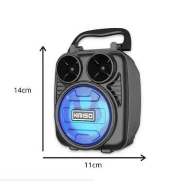 Caixa de Som Bluetooth Kimiso 5.0: Potência, Qualidade de Som e Bateria de Longa Duração
