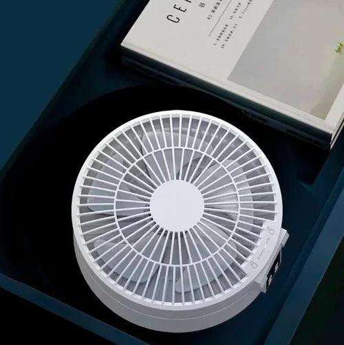 Ventilador com LED Portátil Recarregável - LightBreeze